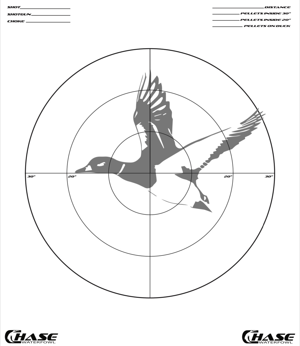 Original Pattern Target (Pack of 5) – Chase Waterfowl original-pattern-target-pack-of-5-chase-waterfowl