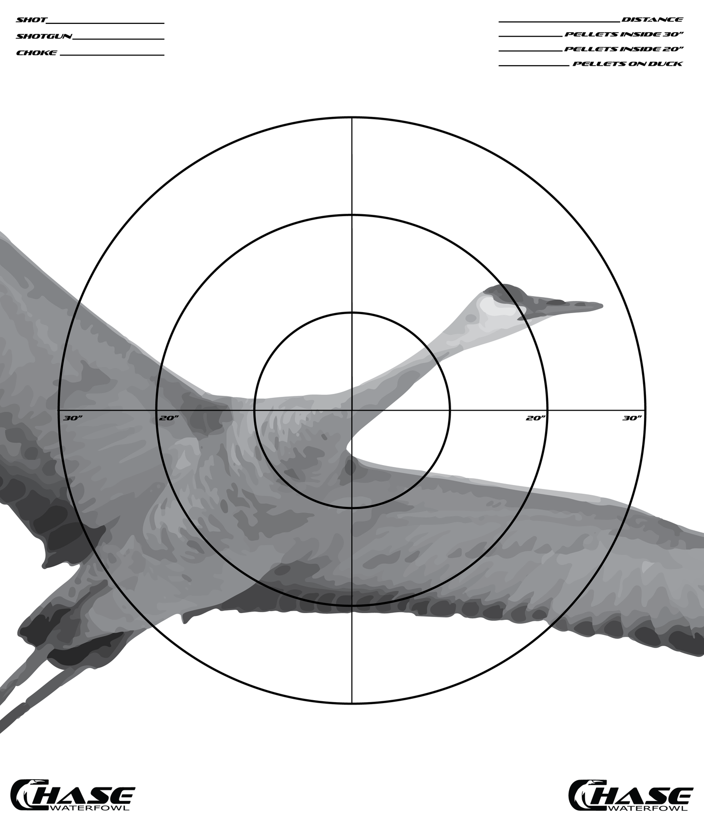 Pattern Target (Pack of 5) – Chase Waterfowl