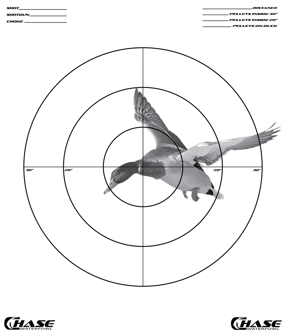 Duck Pattern Target Pattern Targets – Chase Waterfowl